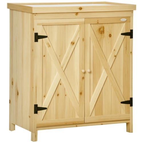 Wooden 3garden storage tool - wooden,