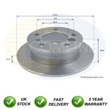 Brake Disc Rear SJR Fits