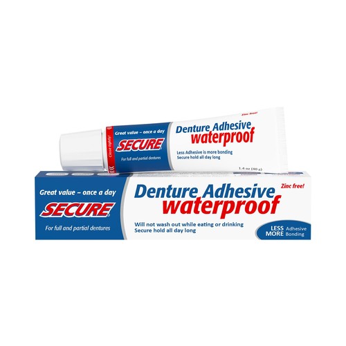 Secure waterproof denture - secure,