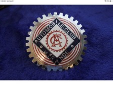Automobile Le Club de France Sign Bumper Accessory Badge Grille Chrome