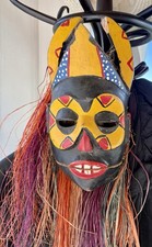 Nigerian Festival Mask 1960’s Authentic Face Mask African Mask