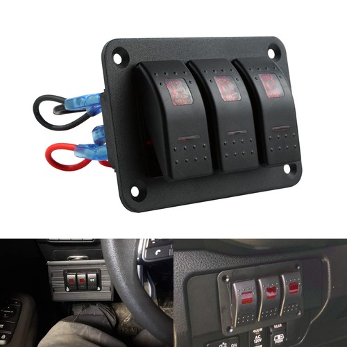 Gang 12v 24v toggle rocker - 12v/24v,