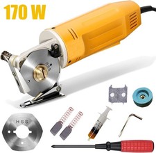 Mini Electric Cloth Cutter, Rotary Blade Fabric Cutting Machine, Octagonal Knife