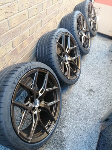 Vossen hf5 wheels satin - satin, bronze