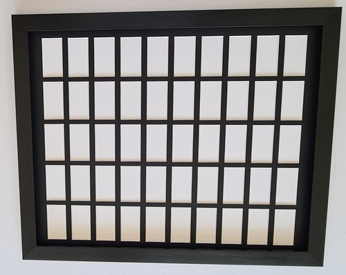 Cigarette card mounting and - card,