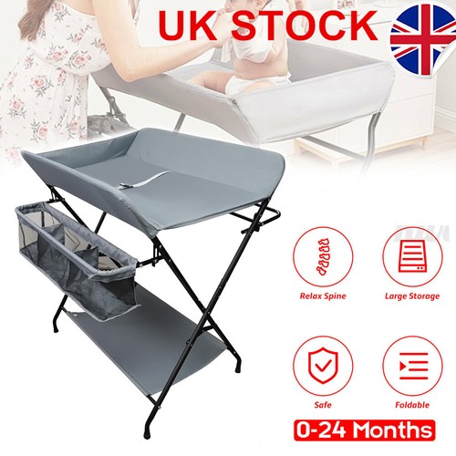 Folding baby changer - folding, table