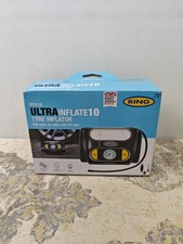 RING ULTRAINFLATE 10 Analogue Tyre Inflator - Featuring Wind-Up Power Cable