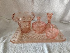 VINTAGE COLLECTABLE PINK GLASS