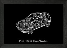 Fiat 1985 Uno Turbo Framed