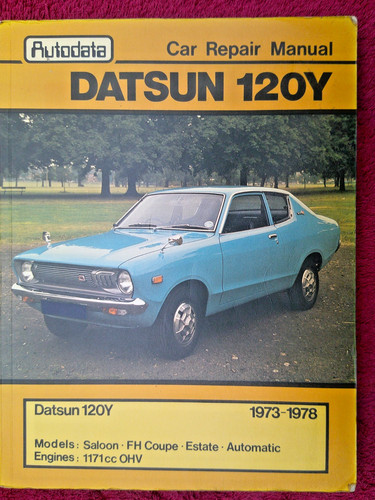 Datsun 120y autodata - 120y, workshop