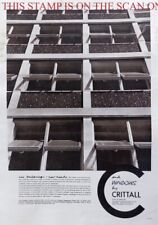 1960 ADVERT for CRITTALL Windows : Original Vintage Print Ad E15/L