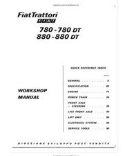 Fiat 780 880 and 780 880 DT