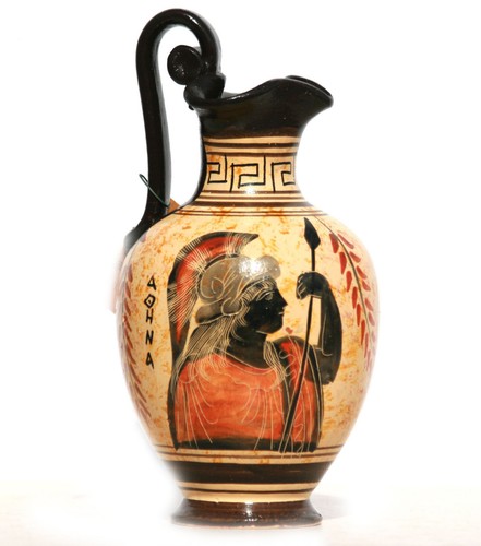 Ceramic vase pot pottery greek - vase,