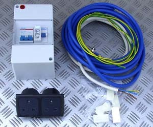 Mains installation kit 16a - mains,