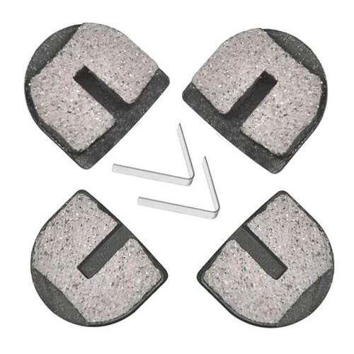 Rounded disc brake pads - brake,