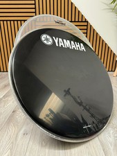 Yamaha by Remo Bass 22" Drum Heads (Pair) / Black & Clear #OX51