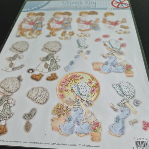Die cut decoupage sheet - , sarah