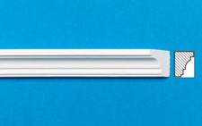 Dolls House Cornice 6pc White