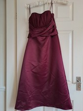 Red Wine Bridesmaid Dress Size
