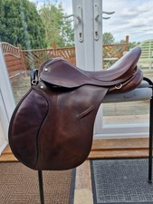 Frank Hastilow Saddle 17" General Purpose Medium Wide, Brown