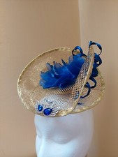 gold wedding hats and fascinators