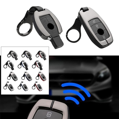 Leather car key case - car,