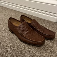 BARKER TAN LEATHER LOAFERS