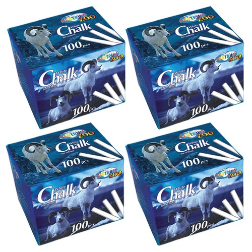 400 white chalk sticks - 400,