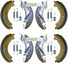 New Kit Fits Ifor Williams TT85 Tipping Trailer Knott Brake Shoes 2 x Axle Set