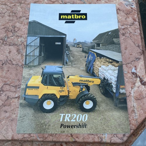 Matbro tr200 forklift leaflet - matbro,