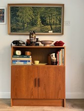 Vintage Mid Century Danish Ib Kofod-Larsen for Faarup Møbelfabrik Teak Cabinet