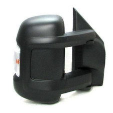 Fiat Ducato 2006-2023 Medium Arm Electric Black Wing Door Mirror Right Side