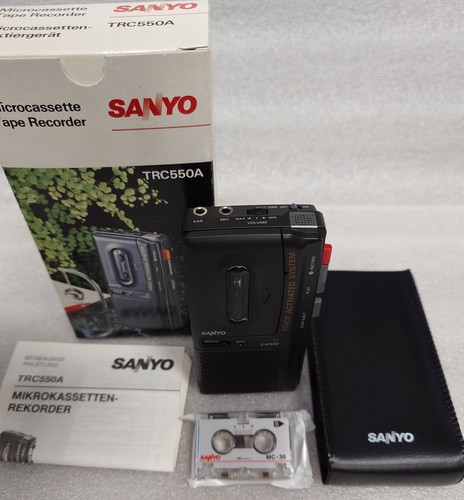 Sanyo trc 550 micro cassette - sanyo, trc-550