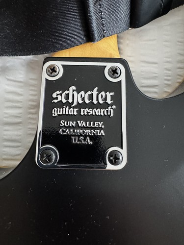 Schecter demon matte black - schecter,