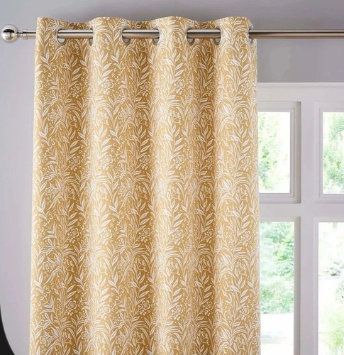 Dunelm imogen ochre eyelet - dunelm,