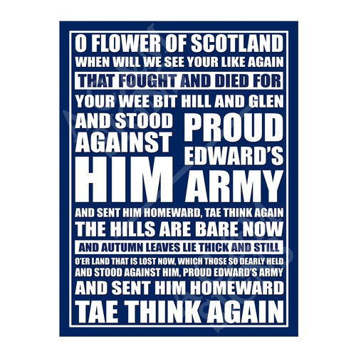Metal sign plaque scotland - plaque,