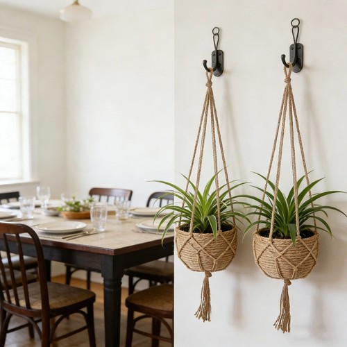 Macrame plant hanger - 1,
