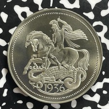 1936 Great Britain Edward VIII Fantasy Crown Lot#C0079 KM#XM5A
