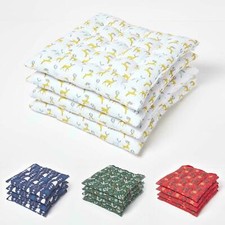 Christmas Chair Seat Pads 100%