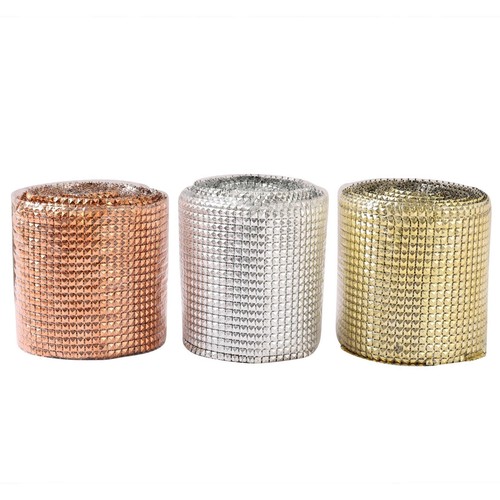 Row metallic stud diamante - metallic,