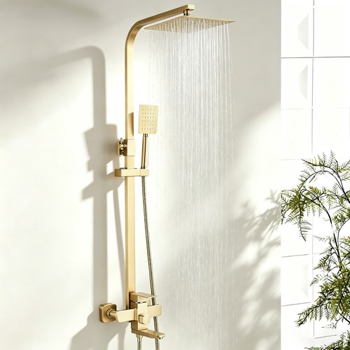 Exposed shower mixer - shower, head