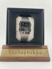 Citizen JG2101 78E Ana Digi Temp Reissue Silver Vintage Style Watch Collectible