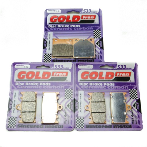 Goldfren s33 brake pads - brake, front