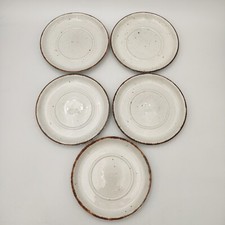 Rare Set of 5 MCM Stonehenge Midwinter MOON Saucers EUC