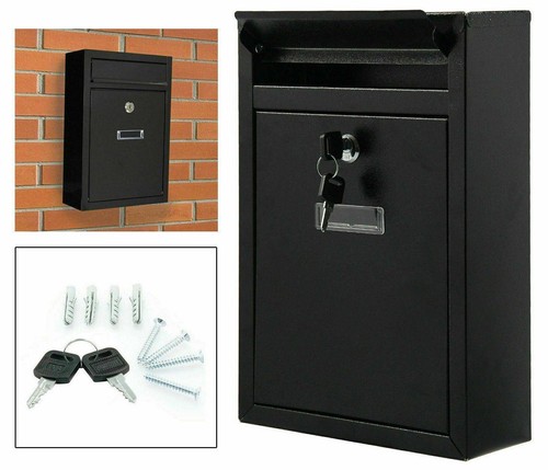 Black large mail - black, letter