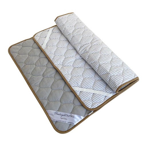 Woolen gray mattress topper - mattress,
