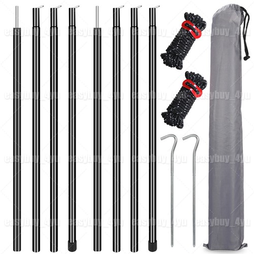 2pcs tent tarp poles - 2pcs,