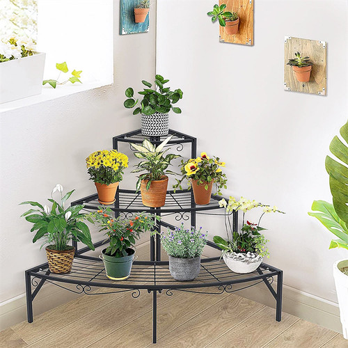 Tier corner shelf - corner, metal
