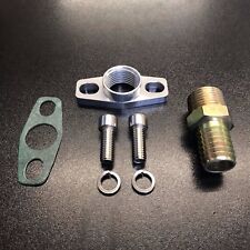 Turbocharger Turbo CHRA Billet Oil Drain Return Flange GT2860R + 2876 1/2" 17mm