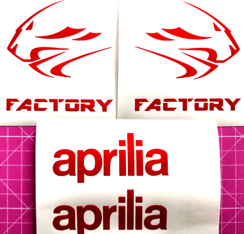 Aprilia factory sticker decals - aprilia,